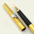 Parker 180 Fountain Pen - Place Vendome Gold Plated Series, Milleraes (Lined), Reversible 14k Nib  - New Old Stock