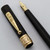 Waterman 13 Fountain Pen - Eyedropper, BCHR with 18k GF Band & Clip, Fine Flexible New York Nib (Excellent +, Works Well)