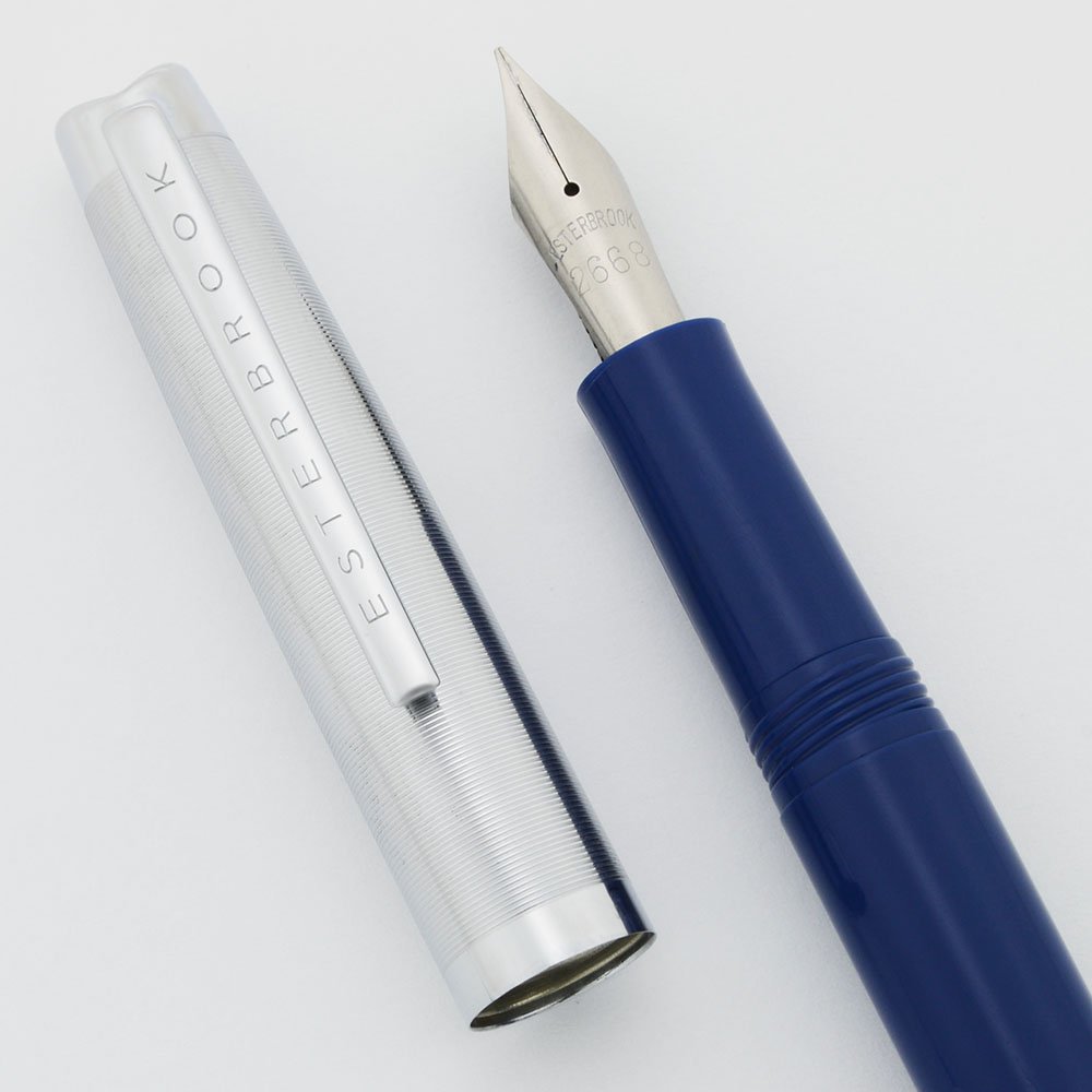 Esterbrook M2 Pen & Pencil Set Blue, 2668 Firm Medium Nib (Excellent
