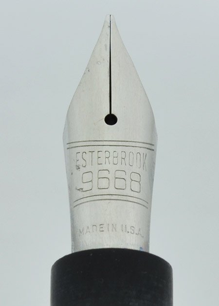 Esterbrook 1940s Dip-Less Desk Pen - Black #444 Hockey Puck Base, 9668  Medium Writing Nib (Excellent, Restored) - Peyton Street Pens