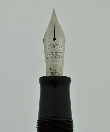 Esterbrook J Fountain Pen - Black, 2556 Fine Firm Nib (Very Nice