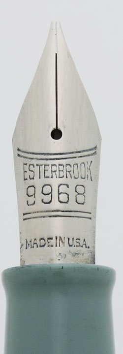 Esterbrook Deluxe SM Fountain Pen - Grey, 9968 Firm Broad Nib