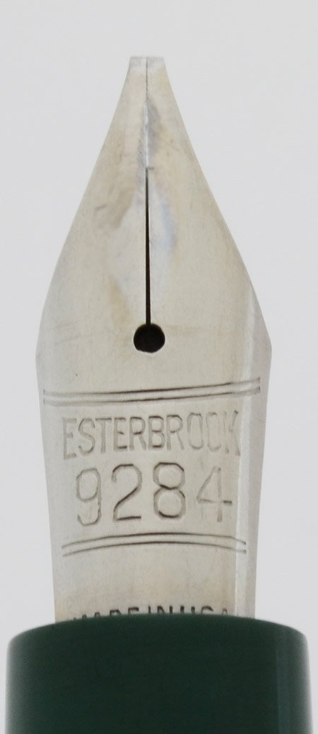 Esterbrook LK Deluxe Fountain Pen - Green, 9284 Stub Nib (Very