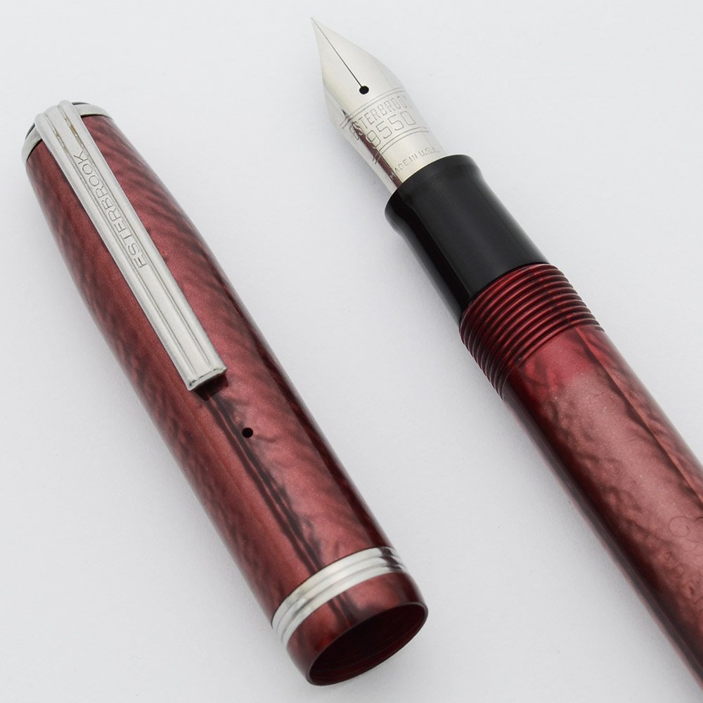 Esterbrook LJ Fountain Pen - Dubonnet Red, 9550 Firm Extra Fine