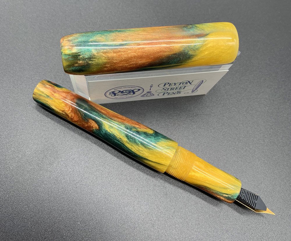 PSPW Prototype Fountain Pen - Humboldt Strata Alumilite, Oversize, PSP ...