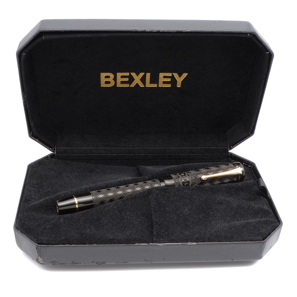 BEXLEY万年筆/ベクスリー/ベクスレイ/マーブル模様 /錦鯉/18K 750 Bexley 5th Anniversary Fountain Pen (1998) - BCHR, Harlequin