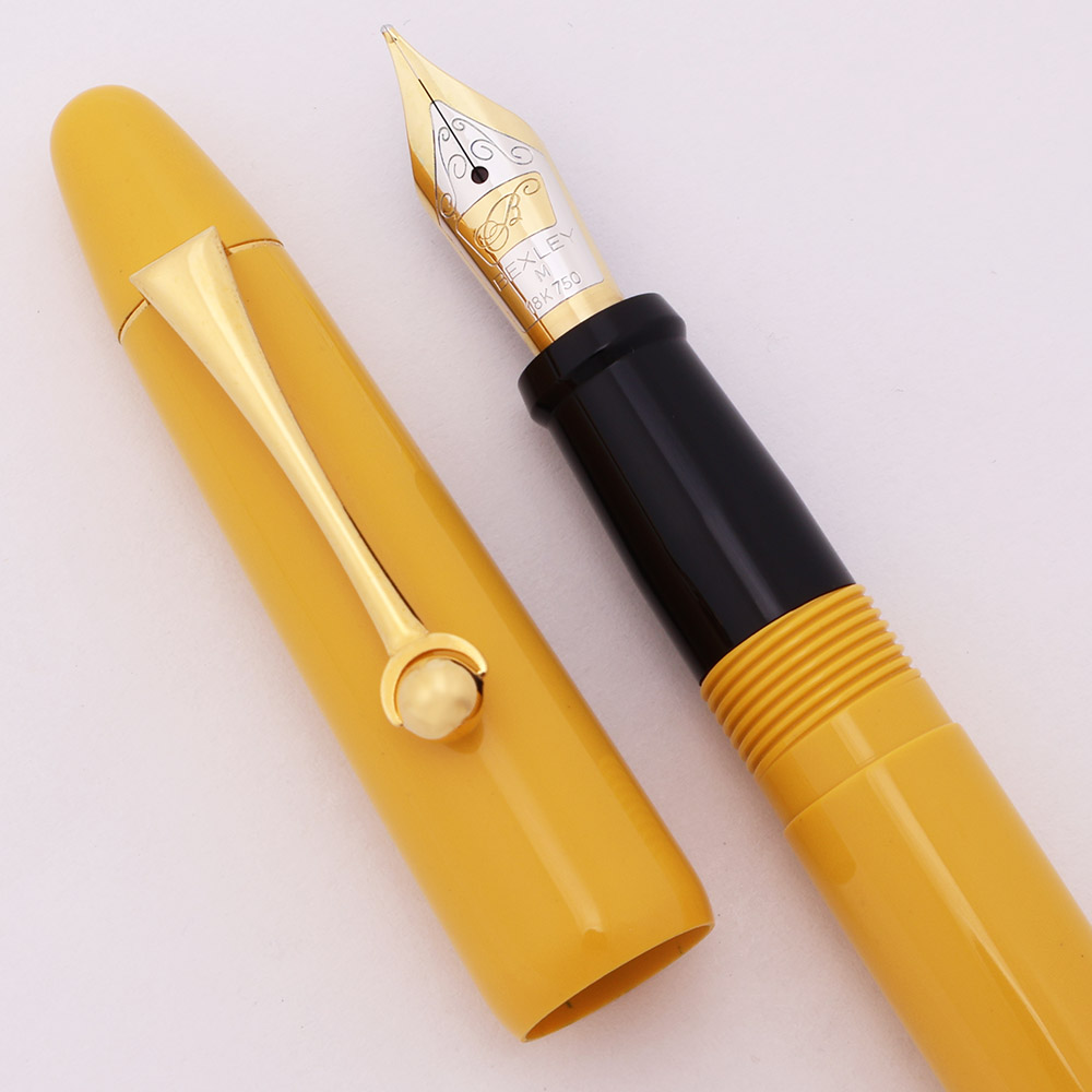Bexley Submariner Prototype (?) Fountain Pen - Mandarin Yellow, C