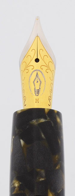 Edison Herald Grande Fountain Pen - Bedrock Flake Acrylic, Medium