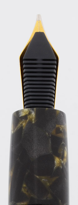 Edison Herald Grande Fountain Pen - Bedrock Flake Acrylic, Medium