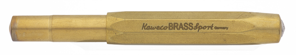 Kaweco Brass Sport Fountain Pen - Raw Brass, Extra-Fine Steel Nib