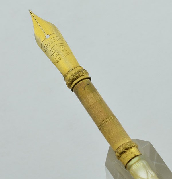 Antique-24 Spencerian GOLD Point No 42 Dip Pen Nibs - antiques