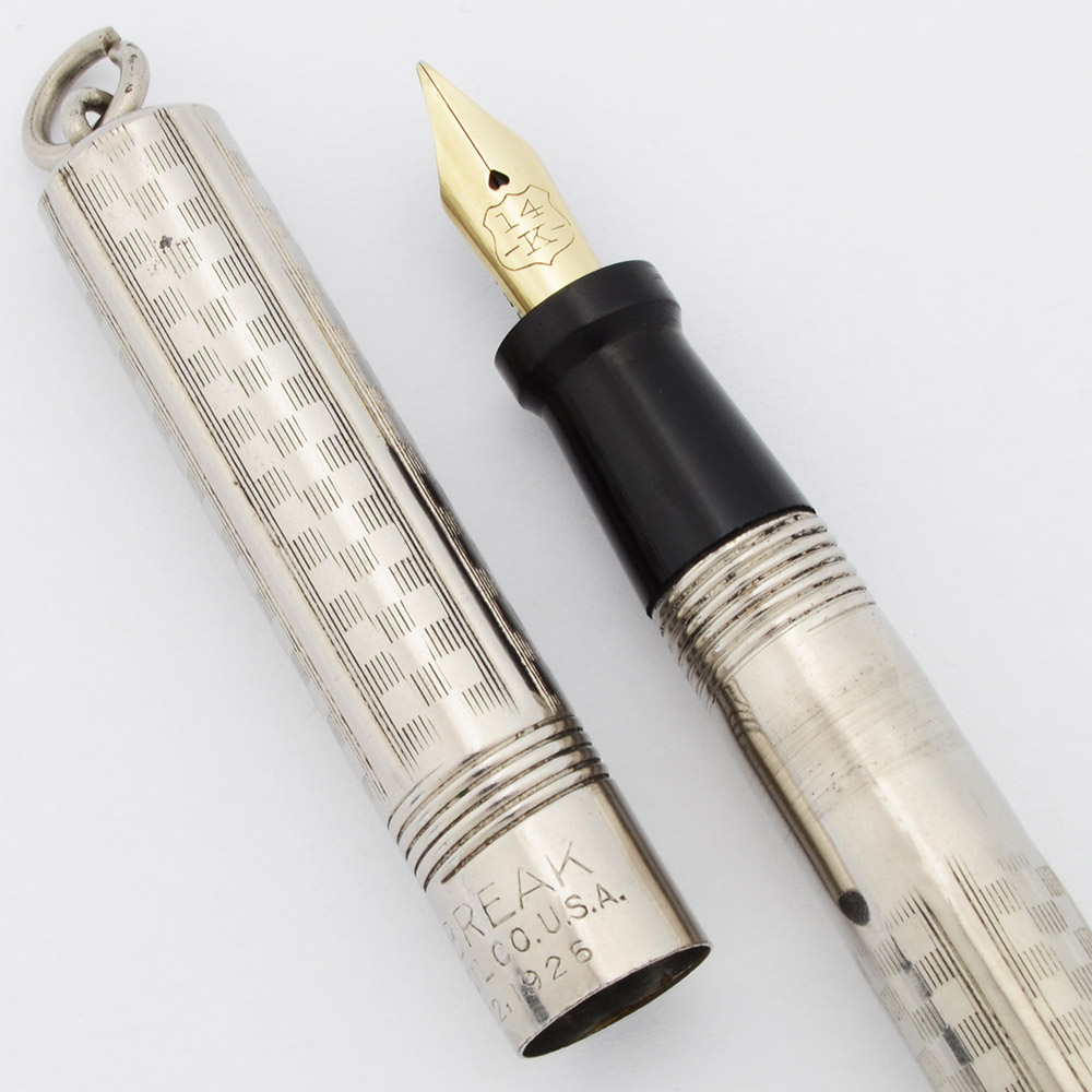 Silver, Gold & White Ink Pens - Hollinger Metal Edge