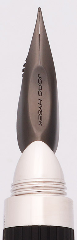 Jorg Hysek Meta Design Dipping Pen - Ribbed Hard Rubber and Palladium ...