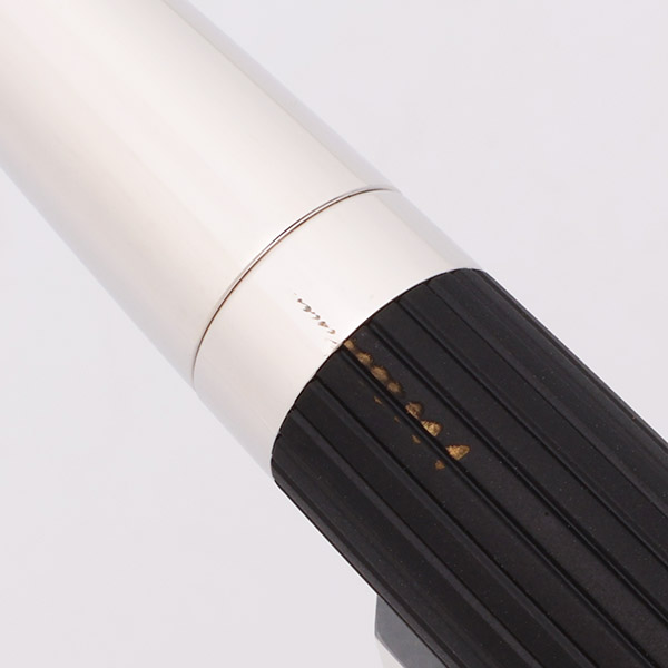 Jorg Hysek Meta Design Dipping Pen - Ribbed Hard Rubber and Palladium ...
