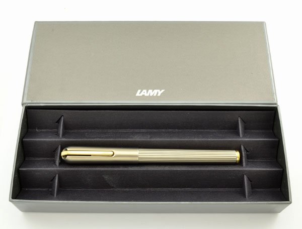 Lamy Persona Fountain Pen Titantium Coated, Medium-Fine 18k Nib