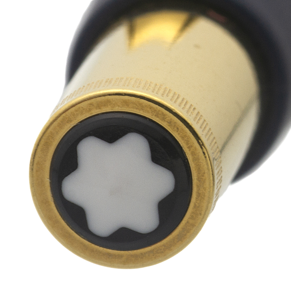 Montblanc Slimline Mechanical Pencil (post-1992) - Matte Blue with Gold ...