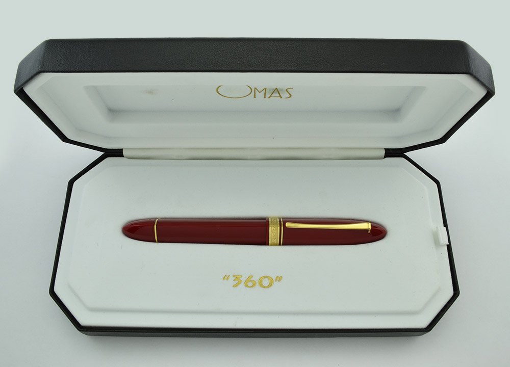 OMAS 360 Collection Red 万年筆M/18K Omas 360 Fountain Pen - 75th 