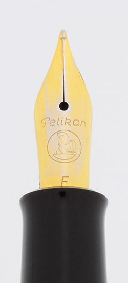 Pelikan M200 Fountain Pen (Old Style) - Blue Marbled, Gold Plated Fine Nib  (Very Nice, Works Well) - Peyton Street Pens