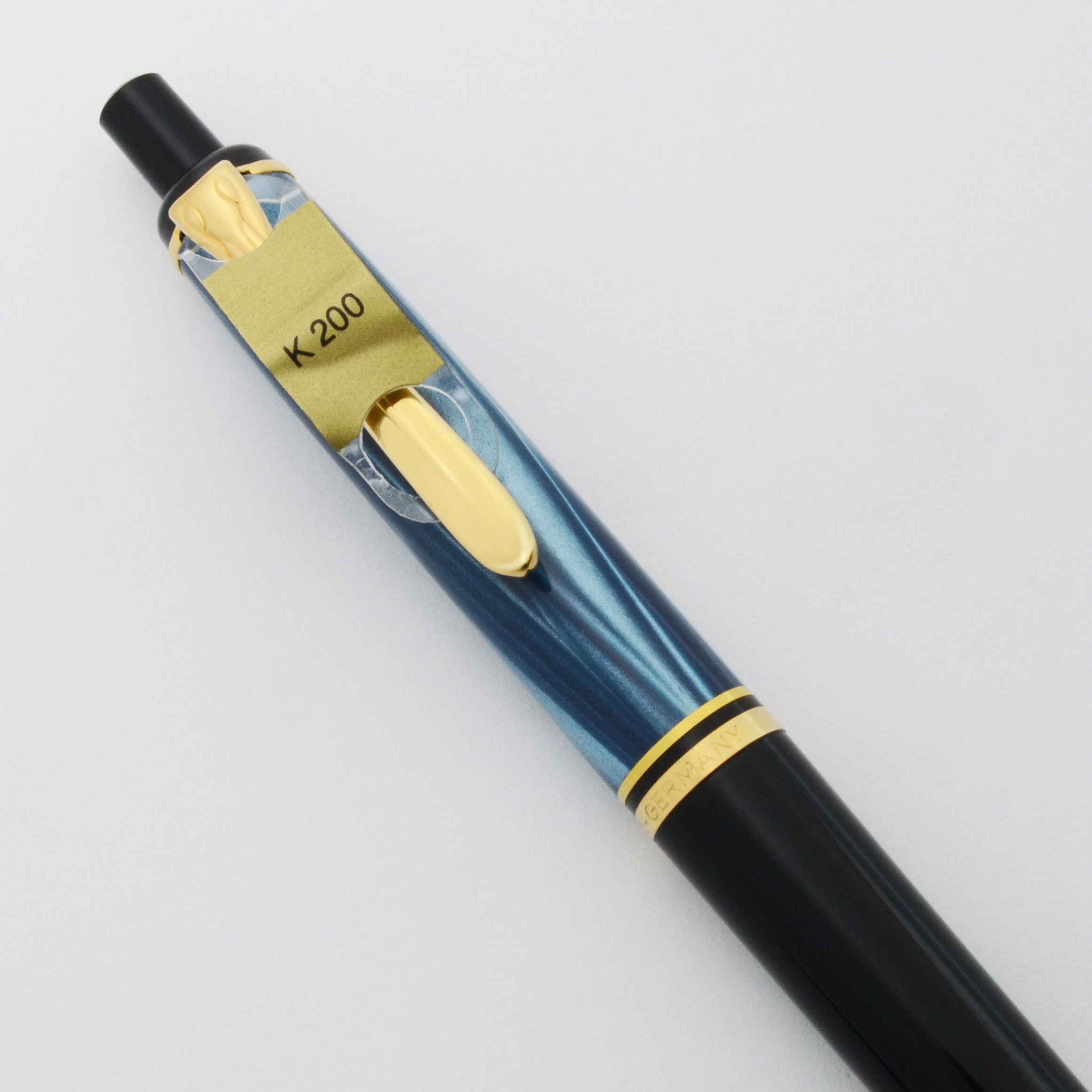 Stylo Bille Vintage RITEPOINT - Bleu Marine, Plastique Et Doré - Très Bon état - Fabriqué Aux USA