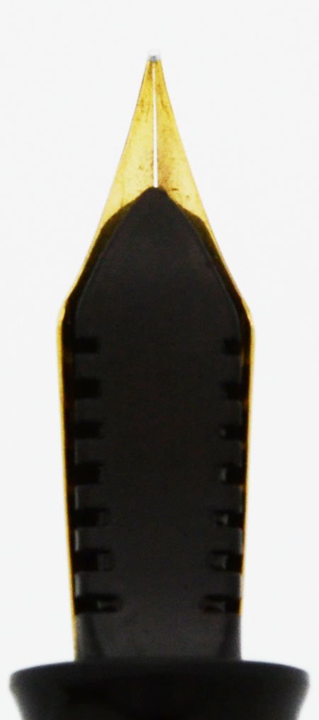 Pilot 53R-T Fountain Pen (1950s) - Black, GF Cap, 14k Fine Nib 