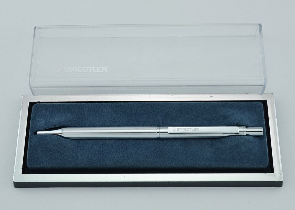 Staedtler Knock Style Ballpoint Pen - Silver Body – Art&Stationery