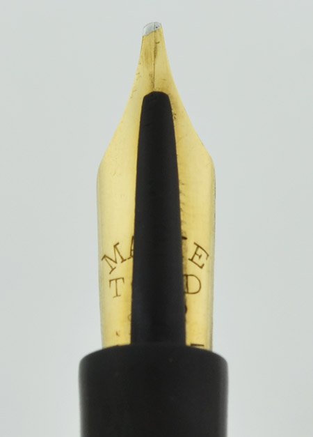 Mabie Todd Swan Fountain Pen - BCHR Eyedropper, Left Oblique Flex Nib ...