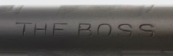 The Boss Fountain Pen - BCHR, Taper Cap, Eyedropper, Semiflexible Medium  #4 Nib (Excellent, Works Well) - Peyton Street Pens