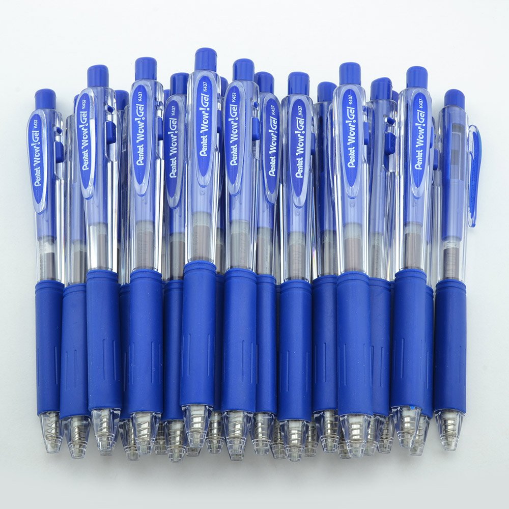 Blue Gel Ink Pen, Bulk Pens - Mazer Wholesale