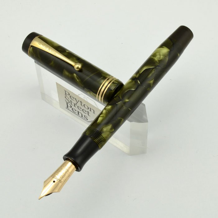PARKER DUOFOLD Green PT ボールペン Parker Modern Duofold Ballpoint and Pencil Set (UK, 1991