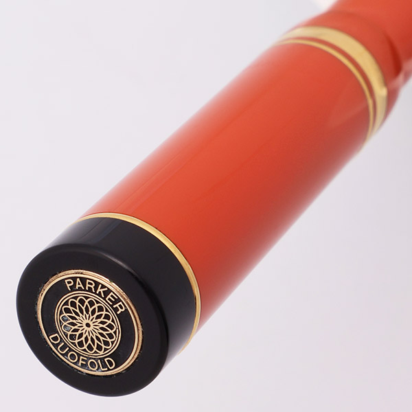 Parker Duofold International Fountain Pen (1990 - Orange w