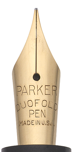 Parker Duofold Junior Fountain Pen (1928-29) - Jade Green w Two