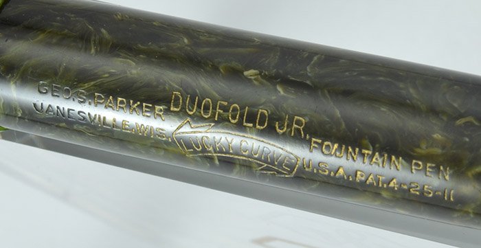Parker Duofold Junior Fountain Pen - Jade Green, Two Bands, Flexible ...