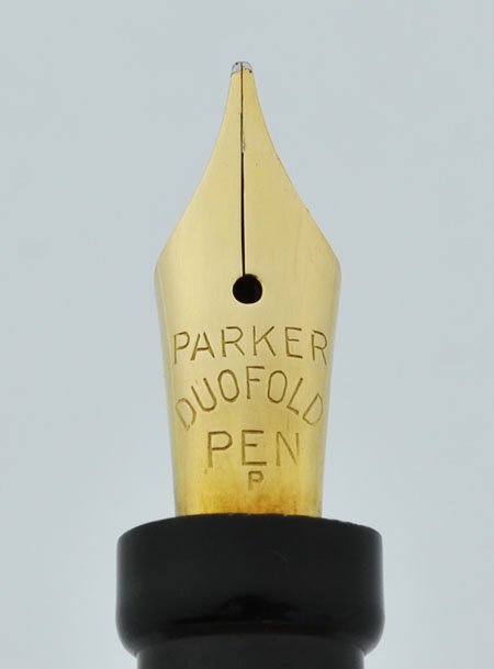 Parker Duofold Jr. Lucky Curve Fountain Pen - Late 1920s, Red