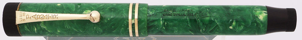 Parker Duofold Junior Fountain Pen and Pencil Set - Jade Green, Two ...