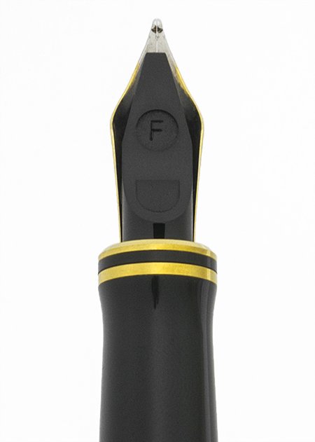 Parker Duofold International Fountain Pen (1995) - Pearl and Black