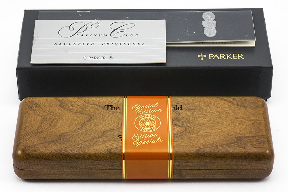 Parker Duofold Centennial Special Edition Fountain Pen Set (1990