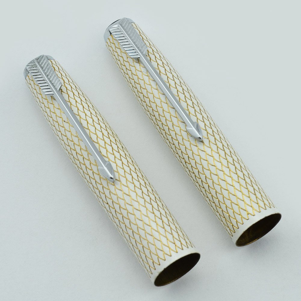 Parker 41 Fountain Pen Cap Fishscale Pattern, Hard to Find (Very Nice