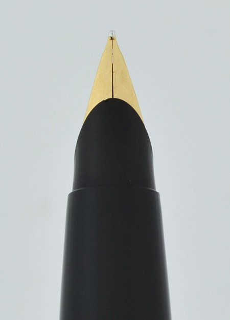 Parker 45 Flighter Fountain Pen - Gold Trim, 14k Fine Nib (Very Nice, w ...