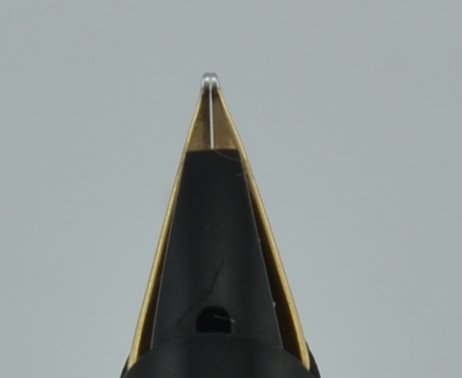Parker 45 Fountain Pen - Black with GF Insignia Cap, Fine 14k Nib ...