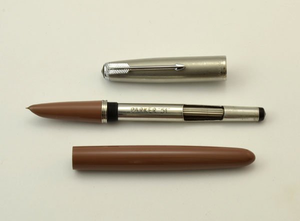 Parker 51 Aerometric Demi - 1948, Cocoa, Fine (Excellent) - Peyton