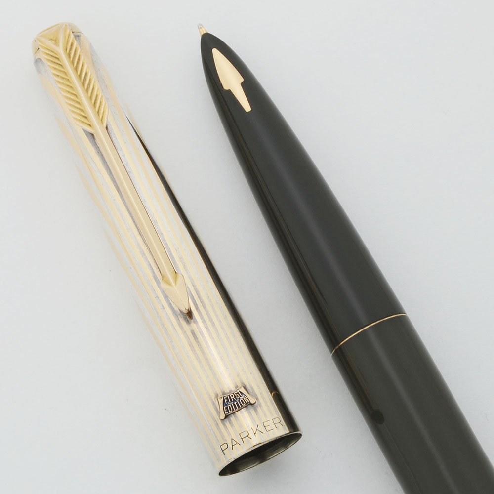 PARKER61 rainbow レインボー Parker 61 Rainbow Gold Turquoise Fountain Pen Set NEW
