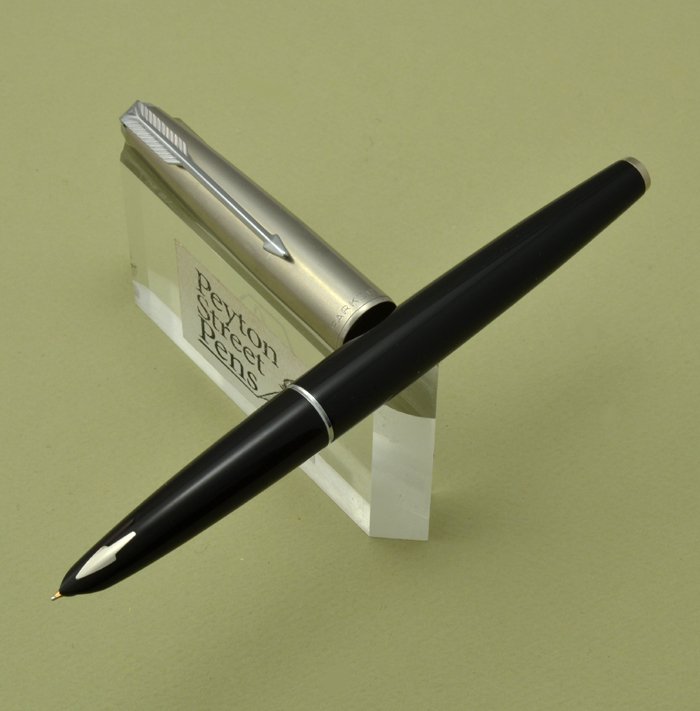 Parker 61 Fountain Pen - Mark II, Black w Steel Cap, Fine (Excellent ...