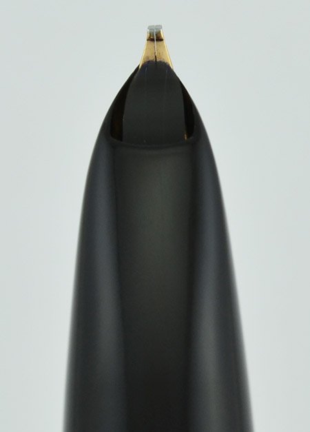 Parker 61 Fountain Pen - Mark II, Black w Lustraloy Cap, Medium Italic ...