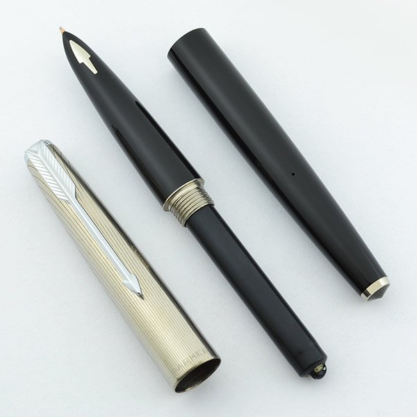 Parker 61 Fountain Pen Mk I - Black, Legacy Rainbow Cap
