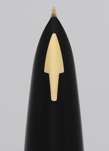 Parker 万年筆　スナップオン Parker 61 Deluxe Fountain Pen - Mark I, Black w Lustraloy Cap