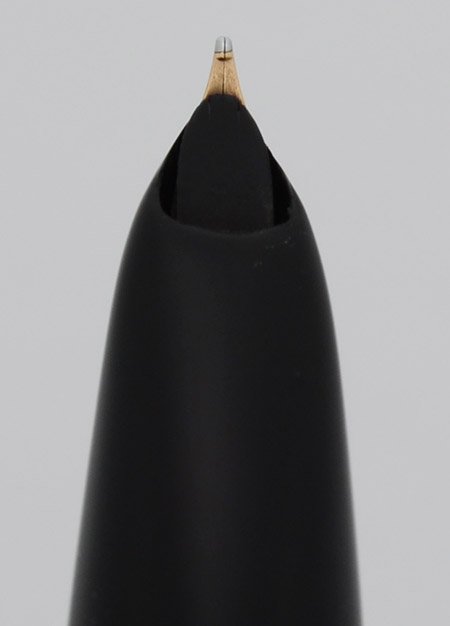 Parker 61 Deluxe Fountain Pen - Mark I, Black w Lustraloy Cap
