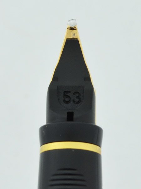 中華のおせち贈り物 Parker 75 Fountain Pen - Black Lacquer, French, #53 Broad 筆記具