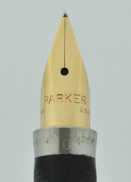 1966 PARKER 75 USA Solid 925 Sterling Silver Crosshatch Cisele