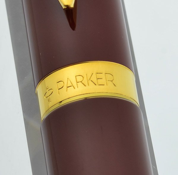 Parker 75 Fountain Pen - Burgundy Lacquer, Fine 14k Nib (Excellent