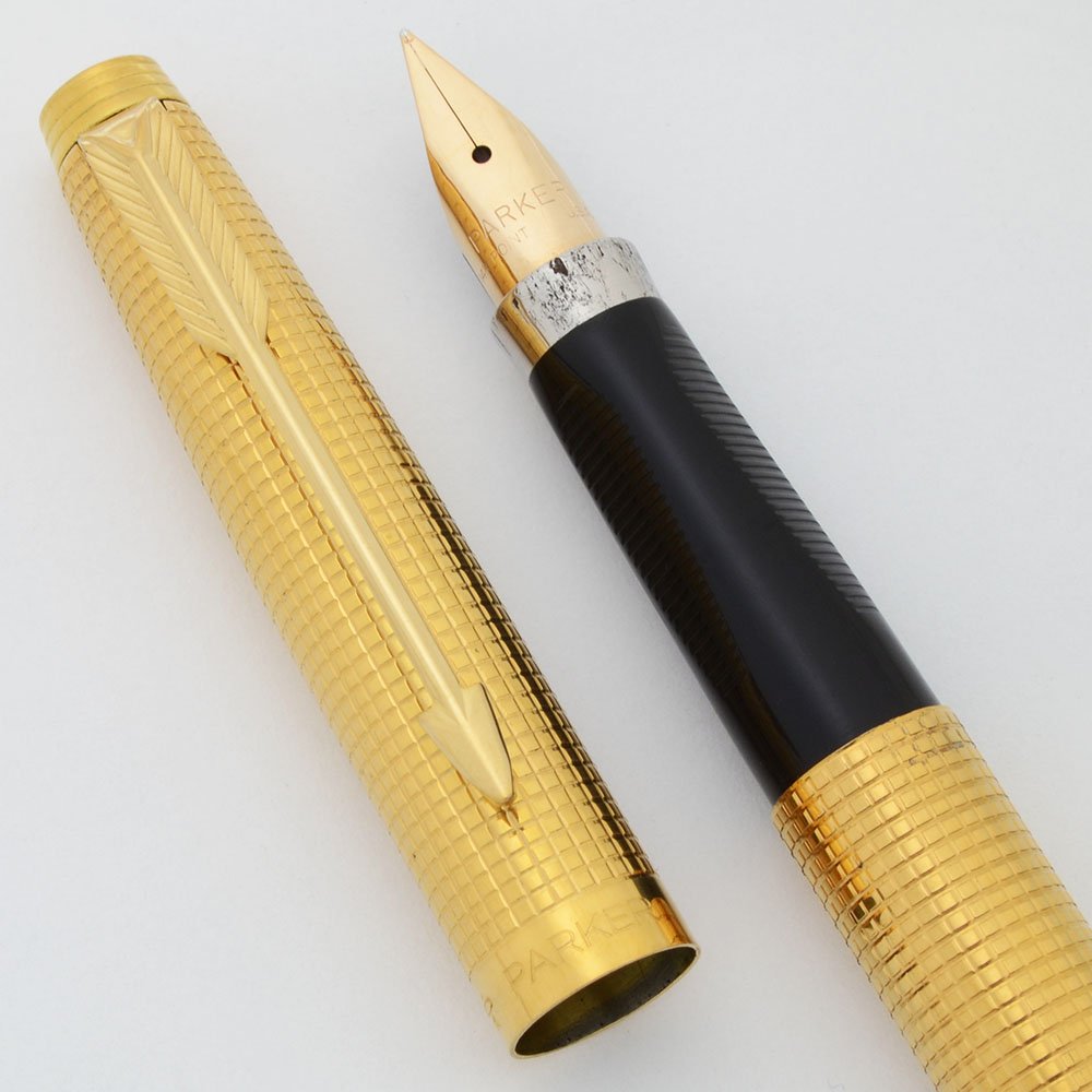 Parker 75 Insignia II Fountain Pen (France, 1975) - Gold Plated